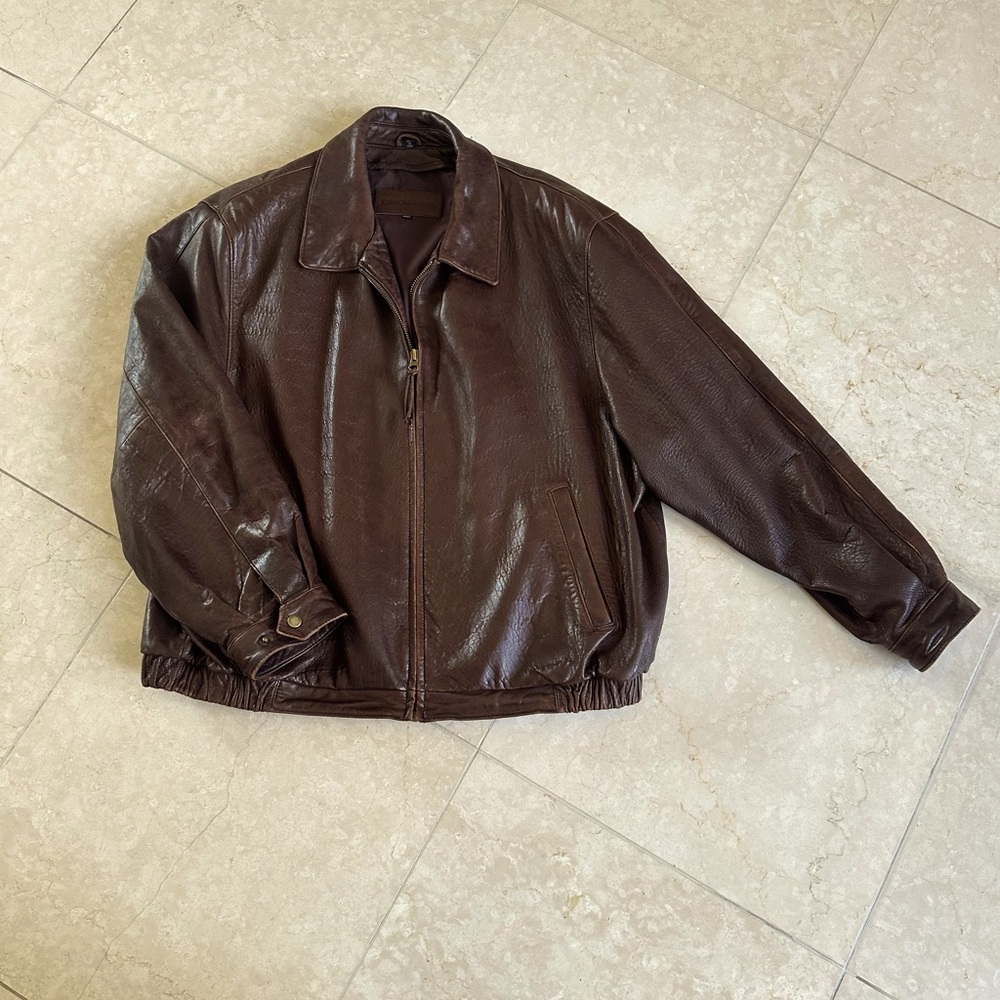 Johnston & Murphy Leather Jacket